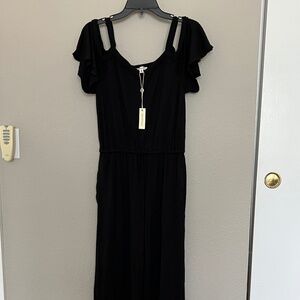 MAX STUDIO Cold - Shoulder JUMPSUIT  XS